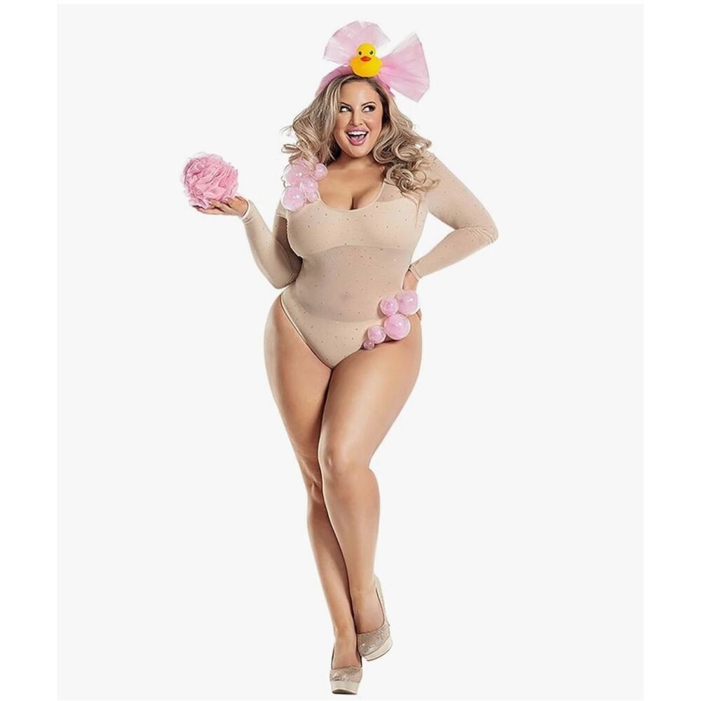 Halloween NEW size 1X Bubble Bath Babe plus size costume lingerie sexy